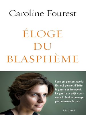 cover image of Eloge du blasphème